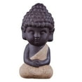 thumbnail image 2 of 3x Té Chino, Mascota, Pequeña Estatua de Buda, Monje, es Hechas a Mano, Arcilla Púrpura, Mascota en Su Bandeja de Té de Kung Fu, Re Sunnimix Pequeña estatua de Buda, 2 of 8