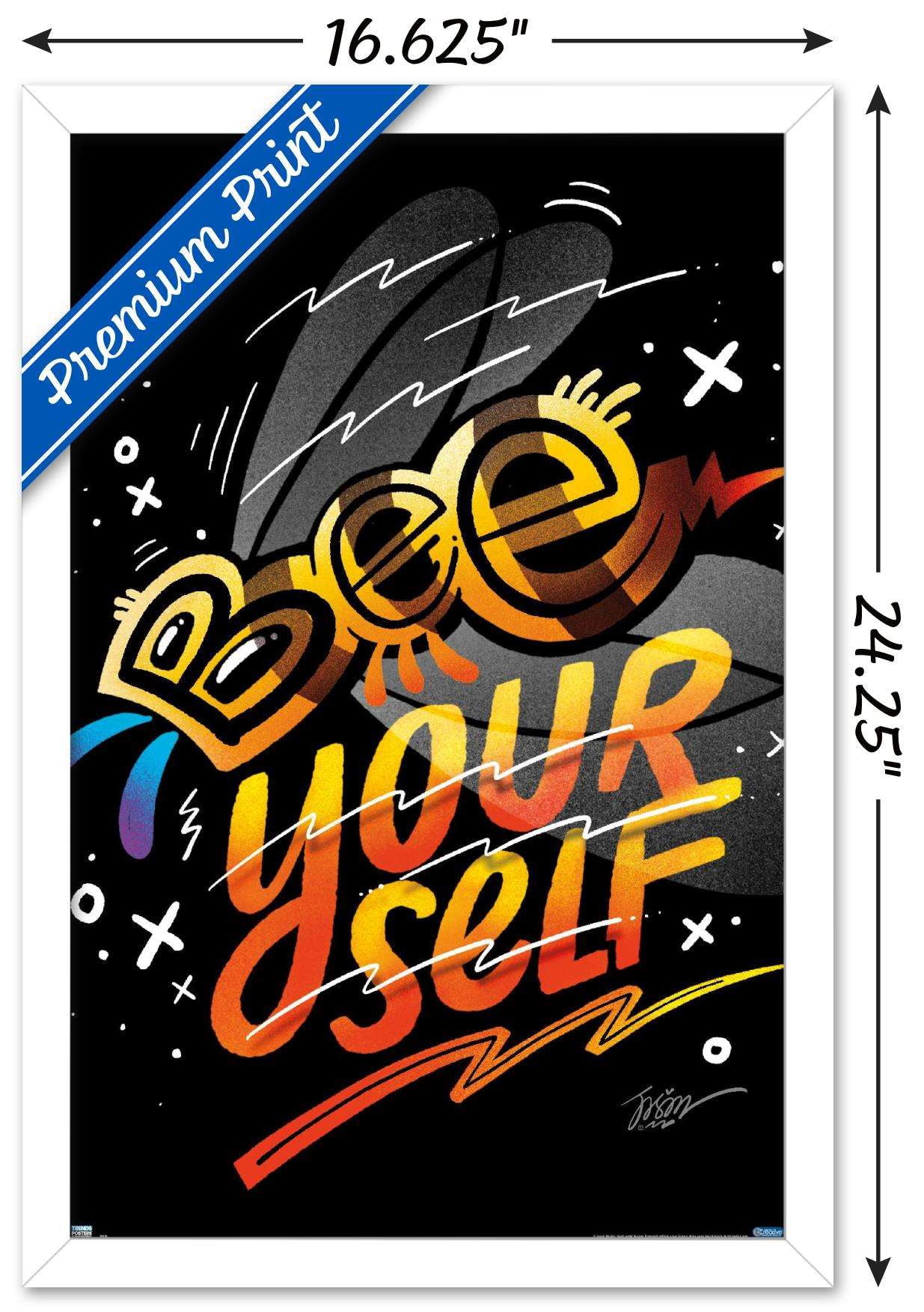 Jason Naylor - Bee Yourself Wall Poster, 14.725" x 22.375", Framed