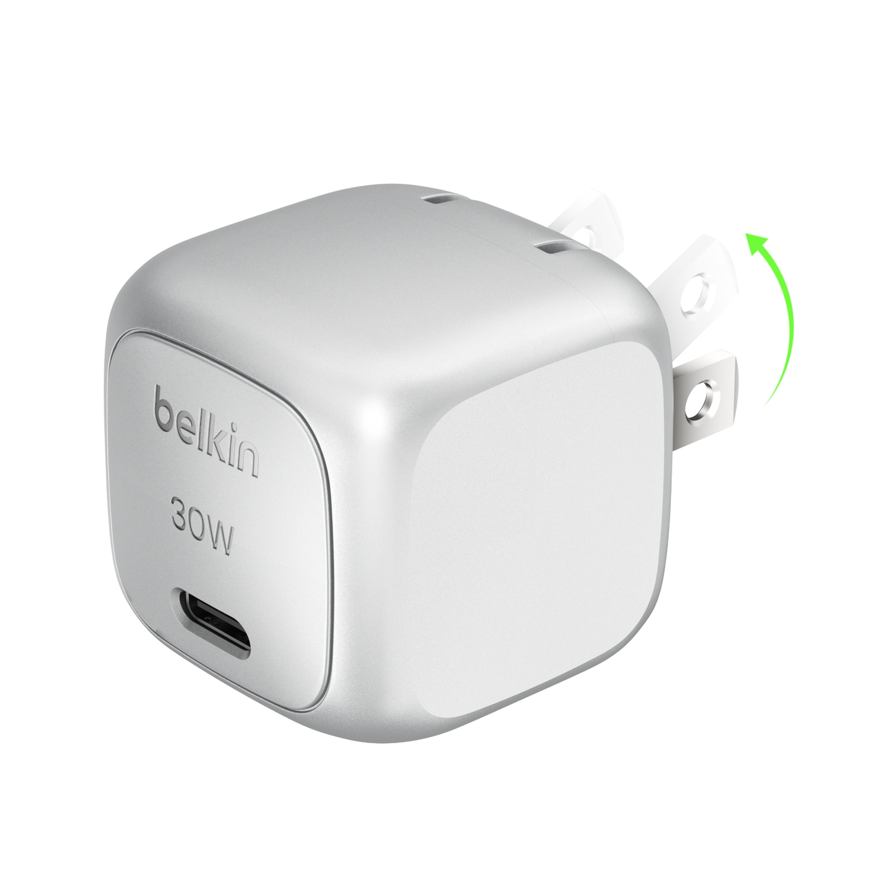 Belkin BoostCharge 30W USB-C Wall Charger, Silver