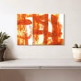 thumbnail image 2 of Elephant Stock Orange Abstract Wall Art - Horizontal Canvas Wall Art - Living Room Wall Decor - Abstract Canvas - Orange And White Decor - 12" x 8", 2 of 8