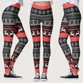 thumbnail image 2 of Pantalones Casuales Con Estampado Navideño Para Mujer Pantalones Largos Sueltos de Cintura Media Pantalones de Yoga Odeerbi ODB-6, 2 of 6