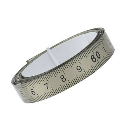 

BAMILL Stainless Steel Metric Scale Ruler 1/2/3 M For Woodworking W/ Self-adhesive Tape