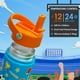 thumbnail image 3 of Botella SANDJEST de acero inoxidable aislante para niños de 350 ml con pajita, 3 of 7