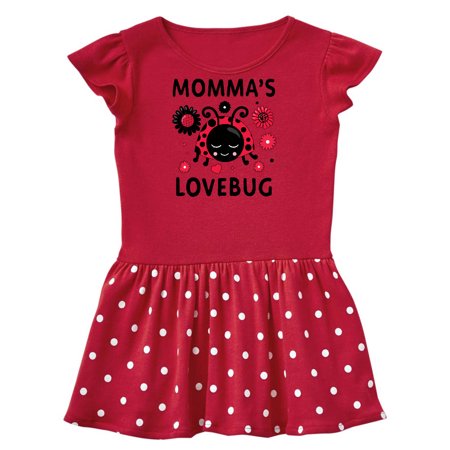 

Inktastic Valentine s Day Momma s Lovebug Gift Toddler Girl Dress
