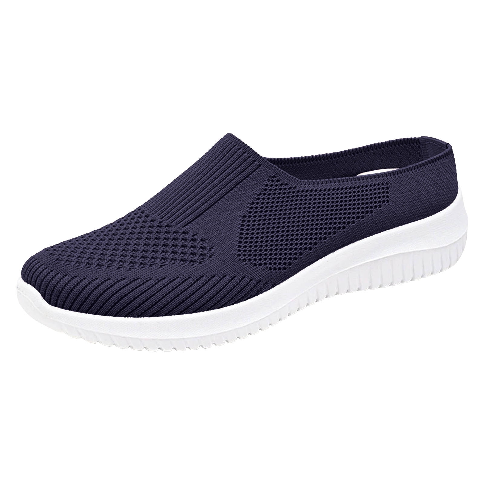 Chenyee Womens Slip On Mules Clogs Lightweight Open Back Walking Shoes Breathable Closed Toe Slides