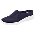 thumbnail image 3 of YLYL Women Mesh Slip on Mules Closed Toe Lightweight Breathable Comfortable Backless Walking Sneakers, 3 of 6