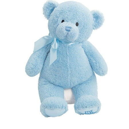 - Baby My First Teddy-Large-Blue, Luxurious soft plush By GUND