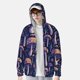 thumbnail image 2 of Balery Floral Hippie Mushrooms Sudadera ligera de manga larga con capucha y protección solar UPF 50+ para hombre y mujer, ideal para pesca y running-Small, 2 of 7
