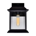 thumbnail image 3 of CWI Lighting Blackbridge 1 Light Outdoor Black Wall Lantern, 3 of 5
