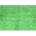 thumbnail image 1 of Ahgly Company Indoor Rectangle Persian Emerald Green Bohemian Area Rugs, 7' x 9', 1 of 4