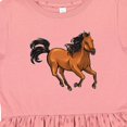thumbnail image 4 of Inktastic Wild Mustang Horse Galloping Girls Toddler Dress, 4 of 5