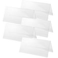 thumbnail image 4 of Monyance blank signs Acrylic Sign Display Holder 5Pcs Clear L Shape Stand Up Label Sign Holder(4.72X2.36X2.36Inches), 4 of 10