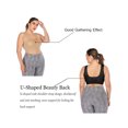 thumbnail image 6 of FUTATA Women's Plus Size Padded Sleep Bra, Seamless Comfort Yoga Sports Bra, 6 of 9