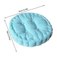 thumbnail image 2 of Outdoor Chair Cushions,Floor Cushion Seating,AZXY 14x14in Round Chair Cushions for Dining Chairs,Reversible Thicken Meditation Seat Cushion for Outside Patio Furniture,Blue, 2 of 6