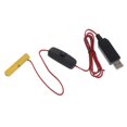 thumbnail image 4 of Cable de alimentación de batería simulada Aaa con interruptor para termómetro, higrómetro, reloj de juguete, 4 of 5