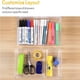 thumbnail image 2 of Caja De Almacenamiento De Plástico Transparente Apilable, Caja De Almacenamiento De Combinación Gratuita, Organizador De Cajones, Divisor De Escritorio Para Dormitorio, Cocina Y Oficina 7 Uds. Caja Cateissary HA017015-00, 2 of 7