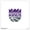 Unframed Version, variant on Gallery Pops NBA Sacramento Kings - Primary Logo Wall Art, Black Framed Version, 12" x 12"