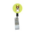 thumbnail image 1 of Checkerboard Lime Green Boxer Retractable Badge Reel, 1 of 1