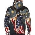 thumbnail image 7 of Naloa North American Bald Eagle1 Men's Casual Hooded Collar Drawstring Hoodies Pullover Sweatshirts Casual Long Sleeve Shirts-3X-Large, 7 of 7