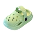 thumbnail image 4 of Dakaela 9M-10Y Toddler Boys Girls Garden Clogs Kids Slip On Water Sandals Breathable Quick Drying Summer Beach Slippers Outdoor Slides Green, 4 of 5