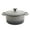 Gray, variant on Smith & Clark 5-Quart Enameled Cast Iron Dutch Oven Round Pot with Lid, White