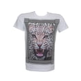 thumbnail image 1 of Konflic Fierce Leopard Framed Muscle T-Shirt - White - Small, 1 of 1