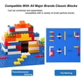 thumbnail image 3 of ERDS-Classic Baseplates for Lego, 10" x 10" Building Brick Base Plates 32x32 Stud, 100% Compatible with All Major Brands Baseplates for Building - Light Green 6pcs, 3 of 4