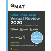 GMAT Official Guide 2020 Verbal Review: Book + Online Question Bank, Pre-Owned (Paperback)