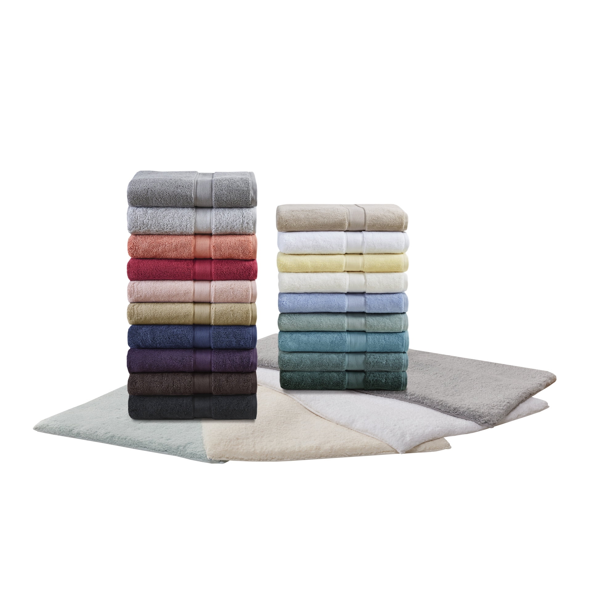 Home Essence 800gsm 100% Cotton Bath Sheet Antimicrobial 2 Piece Set, Aqua,  34x68 