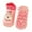 Pink, variant on Gyujnb Animal Print Cloud Knit Soft Yarn Rubber Sole Daily Wear Ankle Sock (Baby),6-12 Months