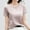 Pink, variant on Womens Tops Striped Printed Crew Neck Loose Fit T-Shirts Trendy Vacation Short Sleeve Fashion Casual Blouses