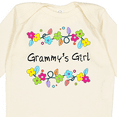 thumbnail image 4 of Inktastic Grammys Girl Bright Flowers Girls Long Sleeve Baby Bodysuit, 4 of 5