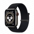 thumbnail image 1 of ALMNVO Compatible with Braided Solo Loop Apple Watch Band 44mm 40mm 45mm 38mm 42mm  41mm 49mm Ultra for Women Men, Elastic Band Nylon Wristbands Strap for iWatch Series 8 7 SE 6 5 4 3 2 1 Accessories, 1 of 11