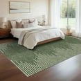 thumbnail image 2 of Large Washable Area Rug for Living Room Dining Room Office Modern Striped Carpet Neutral Area Rugs Stain Resistant Farmhouse Floor Cover 10x13 Green Rug, 2 of 8