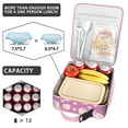 thumbnail image 4 of Strawberry Lunch Box Insulated Lunch Bag Box Women Men Reusable Cute Small Bento Lunch Box Containers for Commuters Cooler Tote Bag Lunchbox for Office School Picnic, 4 of 6