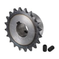thumbnail image 3 of ISO/DIN 06B-1 Roller Chain Sprocket B Type 20mm Bore, 3/8" Pitch, Hardened 20 Tooth, 3 of 5