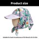 thumbnail image 3 of Scarf Hat Outdoor Windproof Hat Light and Thin English Embroidered Headscarf Hat for Trendy Looks, 3 of 5