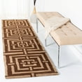 thumbnail image 3 of SAFAVIEH Wyndham Major Geometric Wool Area Rug, Brown, 4' x 6', 3 of 10