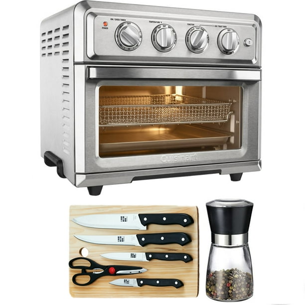 Cuisinart Convection Toaster Oven Air Fryer with Light Silver (TOA-60