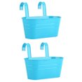 thumbnail image 1 of Garden Pots Planters 2PCS Hooks Detachable Home Decor For Railing Fence Iron Metal, 1 of 4