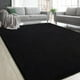 thumbnail image 1 of Area Rug Zedrew, espuma viscoelástica negra, 150 x 210 cm, para dormitorio, 1 of 9