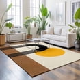thumbnail image 3 of 5'x7' Area Rugs, Modern Boho Indoor Outdoor Area Rug for Living Room Bedroom, Geometric Abstract Art Washable Bathroom Rugs Kitchen Floor Carpet Mats Home Decor Aesthetic, 3 of 8
