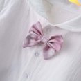 thumbnail image 4 of Amidoa Girls 2 Piece Outfits Summer Clothes T Shirt Cute Short Sleeves Casual Pants Kids Clothing Sets Pink Size 2T, 4 of 9