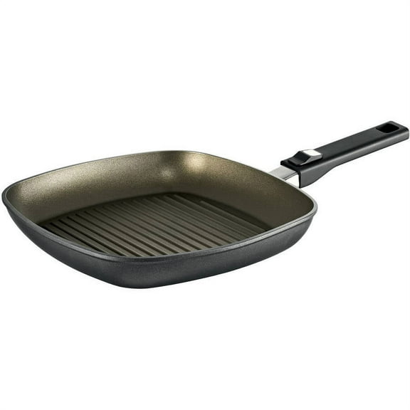Berndes Vario Click Induction Plus Grill Pan Square, 12.25"