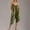 Green, variant on Womens Sleeveless Camisole Jumpsuit Summer Casual Suspender Romper Pocket Detail Solid Color Outfit(Navy,L)