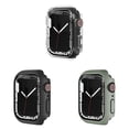 thumbnail image 1 of BXUXOHS (1Pack/3Pack) Hard PC Cover for Apple Watch Case 38mm 44mm 45mm 40mm 41mm 42mm for Full Ultra-Thin Cover Protective Cover Bumper Watch Accessories for iWatch SE Series 8 7 6 5 4 3 2 1, 1 of 9