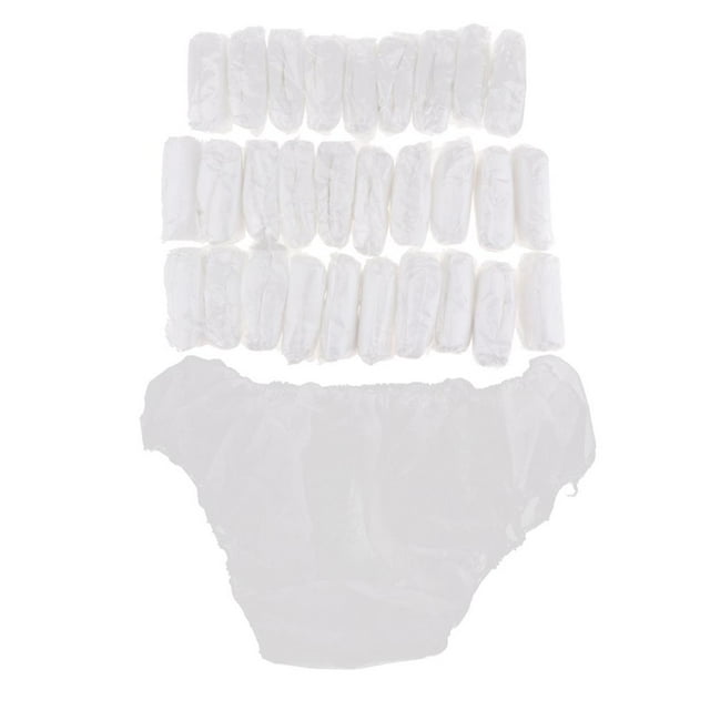 30 Piezas SPA Salón Viaje Ropa Interior Desechable Bragas De Viaje Para Mujeres/hombres Sunnimix Ropa interior desechable para mujer