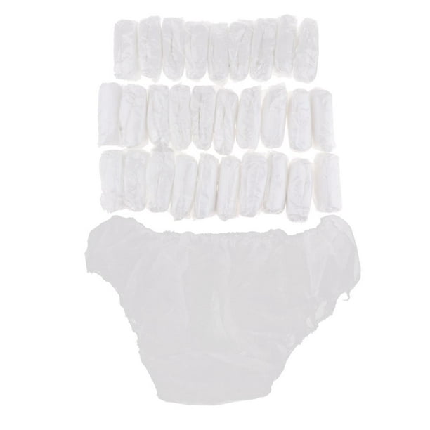 60pcs Disposable Maternity White Disposable Panties Childbirth Comfortable  For Maternity Travel Spa Massage, XXL 