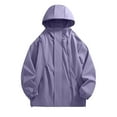 thumbnail image 1 of RXIRUCGD Men's Spring And Charge Coat Thin Outdoor Mountaineering And Riding Windproof Work Coat, Purple, Size: M, 1 of 4