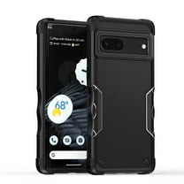 Feishell Compatible with Google Pixel 7 Case, Heavy Duty Shockproof Drop Protective Dustproof Full Body Rugged 3-Layer Military Tough Durable Cover for Google Pixel 7, Black